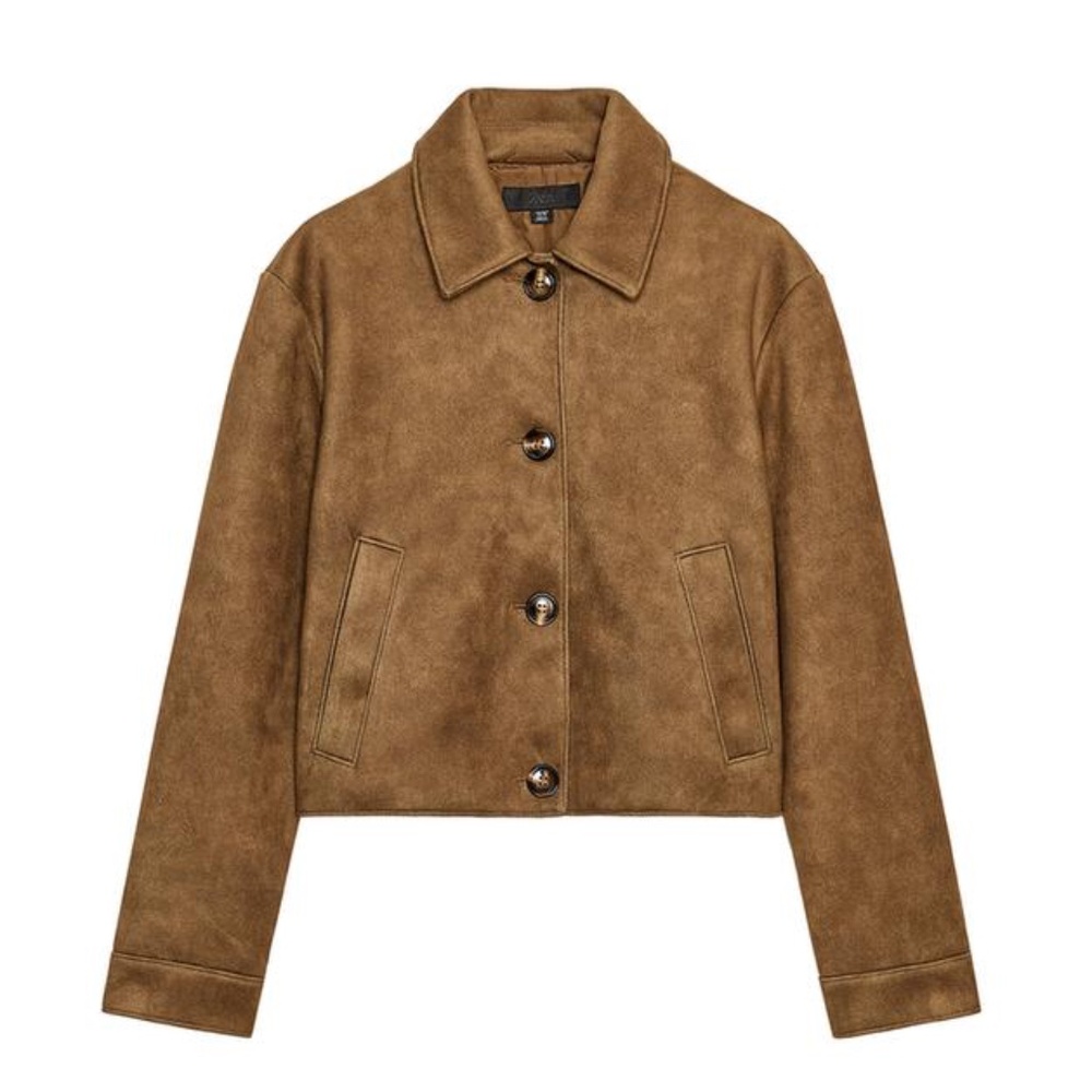 Faux Suede Jacket - image 1